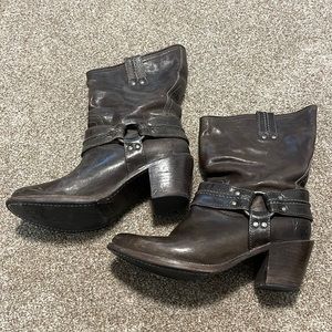 Dark Taupe Frye - Carmen Harness - boots -Size 10 EUC